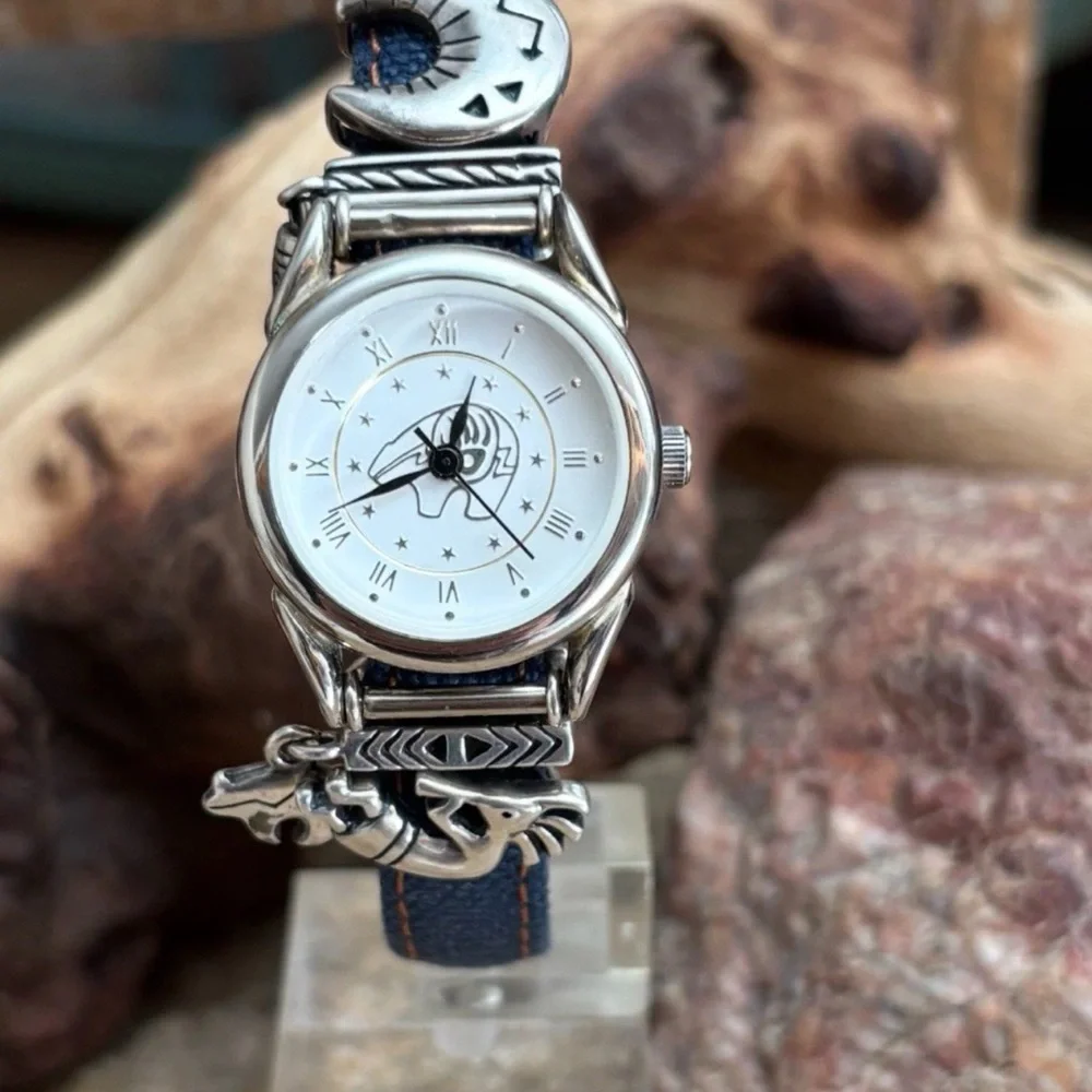 VINTAGE Prerogatives Native American Southwest Charm Watch Interchangeable NEW!